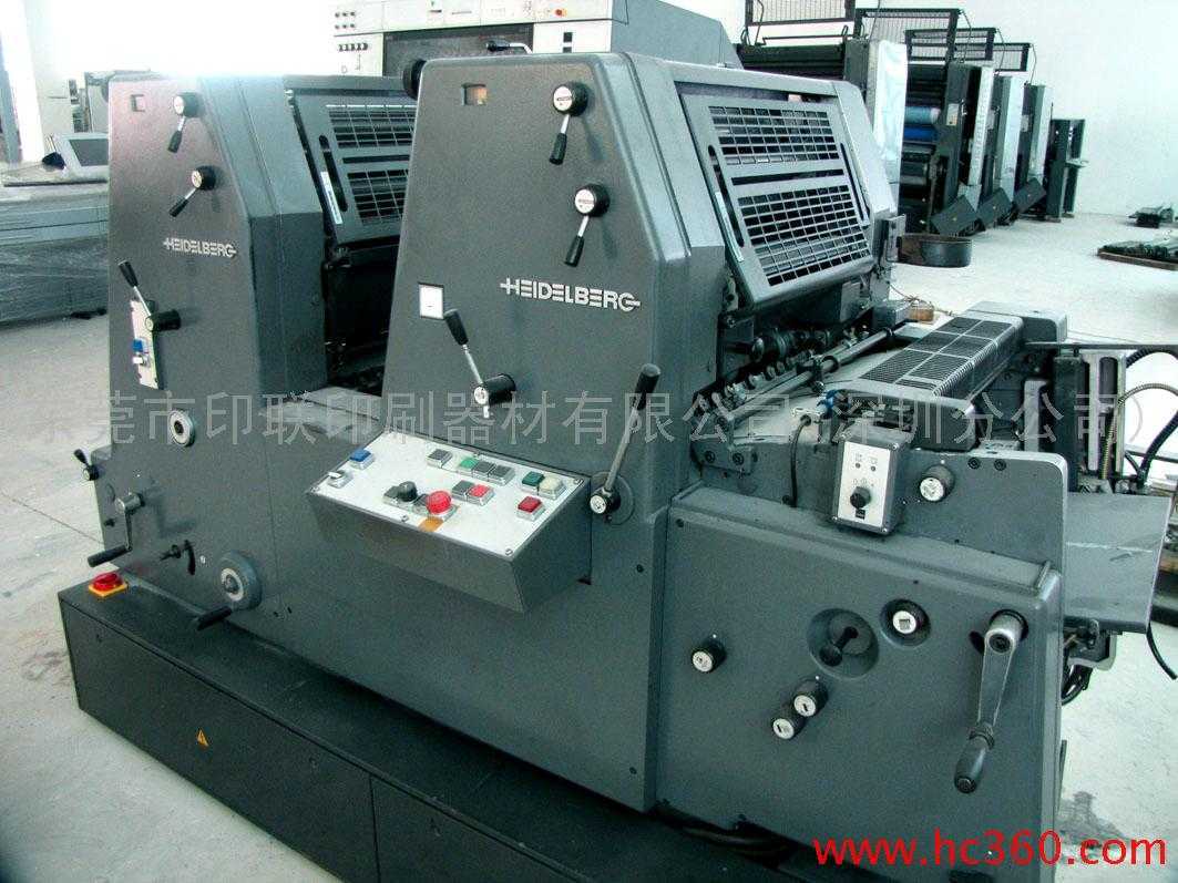 供应海德堡98年GTO52-2 六开双色印刷机 二手印刷机 胶印机