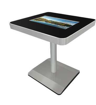 玛威尔22寸触摸咖啡桌 自助落地式多点触控智能广告机
