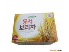 批发韩国食品烘焙大麦茶韩国进口东西大麦茶300g*24盒/箱