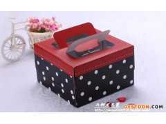 专业生产 10寸高档手提正方形西点盒蛋糕盒 食品烘焙包装盒西点盒