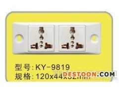 科业KY-9819电源面板工装板插座多位宽板插座工作台插座机柜机床