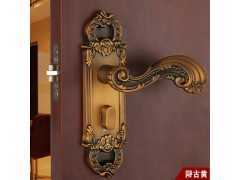 马牌锁业 欧式室内门锁简约房门锁智能不锈钢拉丝门锁 智能家居