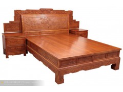 红木大床 红木家具加盟 买红木家具到新型建材网图2
