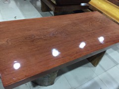 巴西花梨大板茶桌。餐桌。办公桌，图2