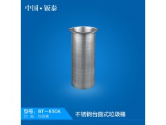 供应全国 卫浴专用中国·钣泰 不锈钢台面垃圾桶 垃圾箱图1