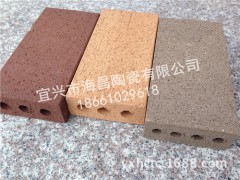 宜兴烧结砖厂家直销 拉毛陶土砖 真空烧结砖 多孔 空心 耐压图2