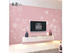 无缝大型墙纸壁画简约现代客厅卧室电视背景墙壁纸画 3d墙纸墙布图3