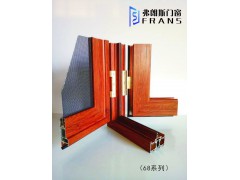 湖南弗朗斯 68断桥窗纱一体窗 隔音密封双层中空玻璃 铝合金门窗图2