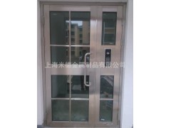 厂家批发 防盗楼宇门 不锈钢楼宇门 上海不锈钢门 各种防盗门窗类图2