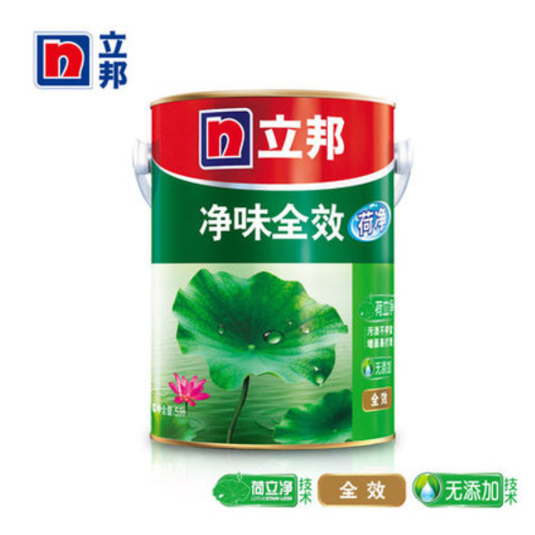 立邦漆 立邦荷净净味全效内墙乳胶漆墙面漆18L 高级墙面涂料