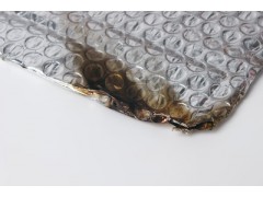 厂家定制 隔热隔音保温防火耐火材料 双层阻燃气泡复合铝箔图2