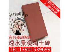 厂家直销 宜兴陶土砖真空烧结砖内墙外墙 广场砖透水砖红色黄色图1