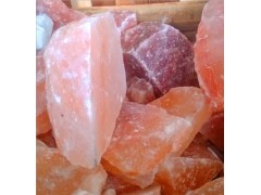 喜马拉雅一面平盐石 盐片 毛石 盐颗粒 盐沙 岩盐 汗蒸房盐屋材料图1