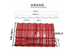 批发asa树脂瓦 凉亭仿古屋顶瓦 防腐蚀塑料琉璃瓦 别墅隔热瓦建材图2