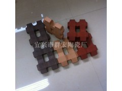 热销:陶土植草砖 井字植草砖 停车场嵌草砖 50厚图1