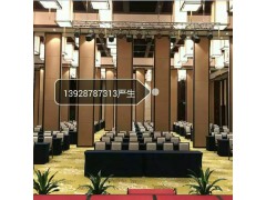 酒店活动隔断屏风饭店移门趟门高隔断移动墙收缩屏风隔音墙高隔墙图1