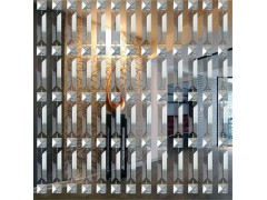 水晶玻璃珠帘 三角条四方珠八角灯饰珠帘隔断 商场KTV装潢隔断图2