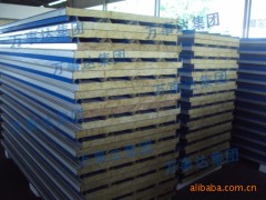 万事达供应彩钢夹芯板 岩棉复合板 玻璃丝棉复合板 多种芯材选择图2