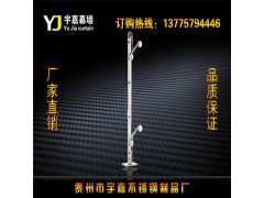 201、304、316材质不锈钢楼梯立柱扶手、楼梯扶手配件图1