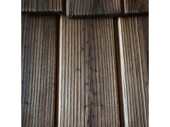 加工厂直销9mm*80mm*4m碳化桑拿板/吊顶扣板/护墙板图1