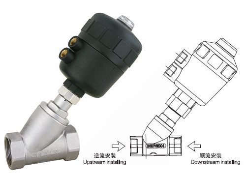河南气动角座阀-阀门图片