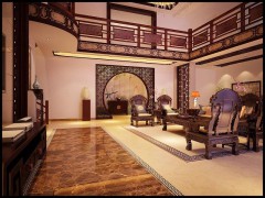 实木中式装修图样图1