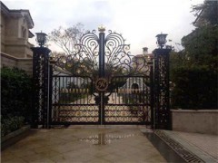 电动欧式铁艺门直销 电动欧式铁艺门市场价 硕珉供图1