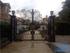 电动平移铁艺门销售商,平移铁艺门,松江平移铁艺门硕珉供图1
