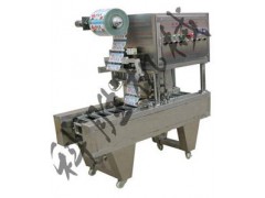 张家口科胜塑料盒全自动封口机丨牛奶盒封口机图1