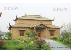 专业定制竹房子厂家 农家乐竹房子 竹房子建造 蜀竹建筑供图1