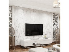 轻奢素雅硅藻泥背景墙，越看越耐看！ _缘环装潢图1