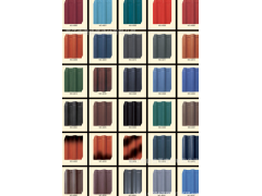 新款别墅陶瓷屋面瓦 多色连锁瓦 全瓷化 超低吸水率图1