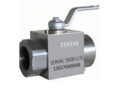 螺纹高压液压球阀64.0mpa图1