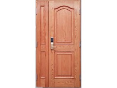 实木子母门进户门纹安供图1