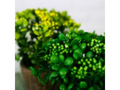 乡村田园仿真无花果盆栽客厅咖啡厅店铺装饰多肉植物假花盆栽图2