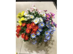 小雏菊手工绢花装饰客厅插花图1