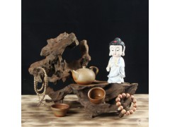 风化木根雕茶托茶道配件创意家居装饰玄关木质工艺品摆件图2