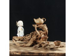 风化木根雕茶托茶道配件创意家居装饰玄关木质工艺品摆件图3
