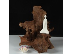 树根水沉木根雕禅意摆件创意中式家居风化木质玄关工艺品图1