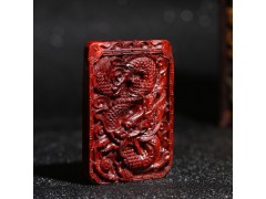 印度小叶紫檀无事牌 小叶紫檀精工雕刻貔貅牌挂件图2