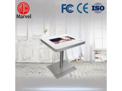 玛威尔22寸触摸咖啡桌 自助落地式多点触控智能广告机图2