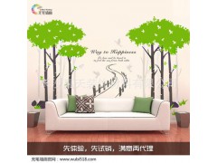 防水涂料 水性防水防潮涂料 客厅电视背景墙装饰无笔墙画图2