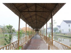 哪家竹长廊价格实惠?上海蜀竹专业承接竹长廊工程,蜀竹建筑供图1