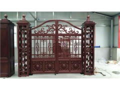 福建欧式铁艺大门|福建欧式铁艺大门热销铁诚供图1