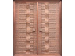 双开铜木门定制,双开铜木门价格,双开铜木门上海厂家,纹安供图1