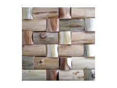 天然木材实木装饰材料马赛克图1