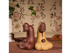 紫来顺34132宜兴紫砂茶壶 茶道 茶具用品 达摩香插直销价图1