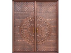 上海铜木门厂家,上海铜木门价格,别墅铜木门哪家好,纹安供图1