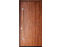 高端实木进户门定制就选上海纹安木业图1