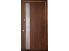 高端实木进户门,防盗实木门价格,上海实木门厂家,纹安供图1